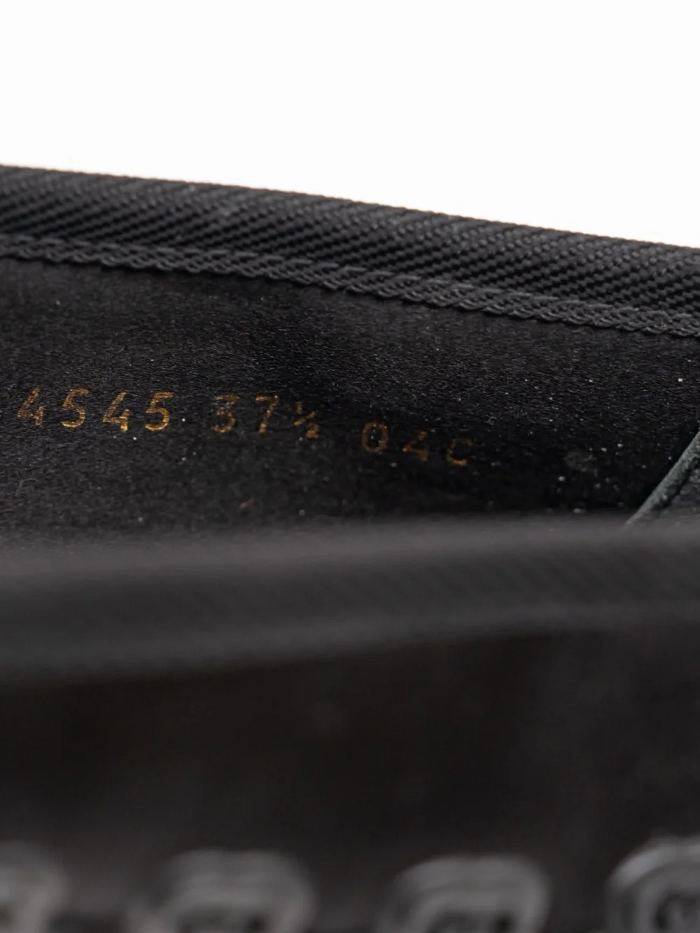 Gucci Women's Ballet Flat Satin Ankle Wrap Black Ballerina size 37.5eu 7.5 US